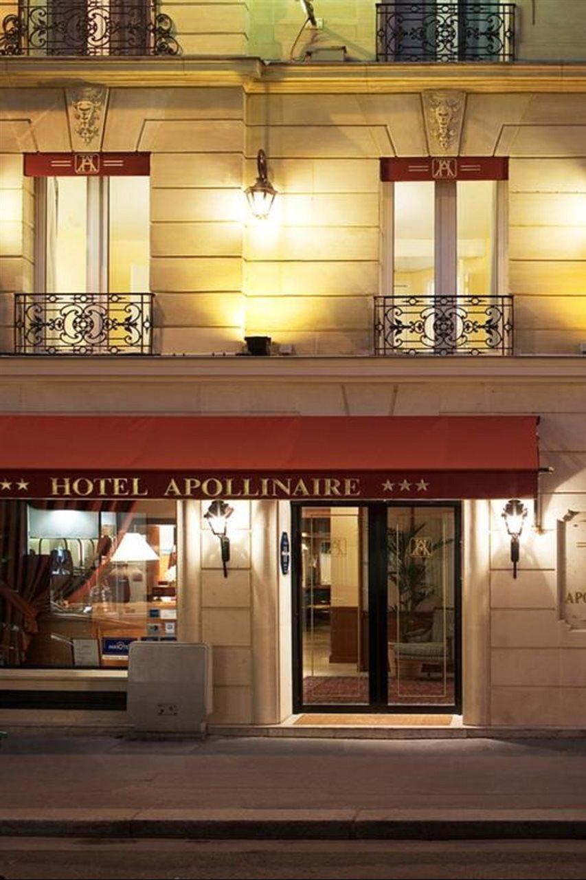 Apollinaire Hotell Paris Eksteriør bilde