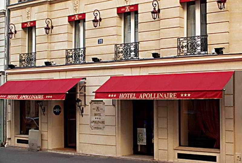 Apollinaire Hotell Paris Eksteriør bilde